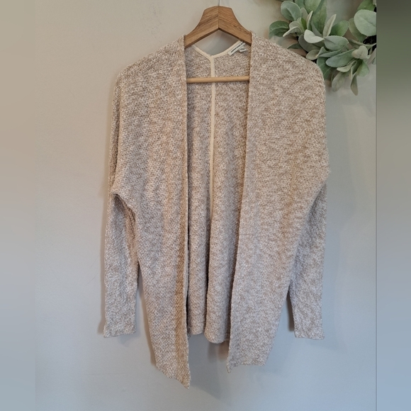 American Eagle Outfitters Sweaters - American Eagle Outfitters Women Small Petite Brown Open Knit Cardigan Sweater